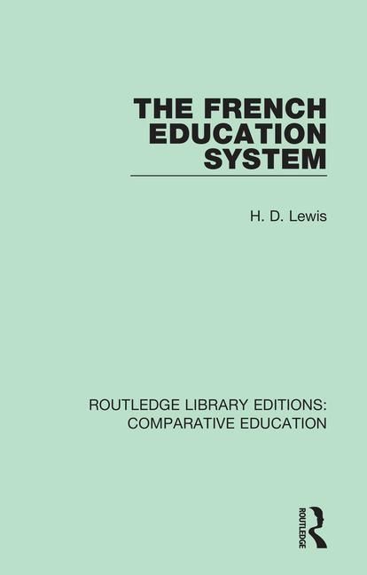 Produktbild: Lewis, H: The French Education System