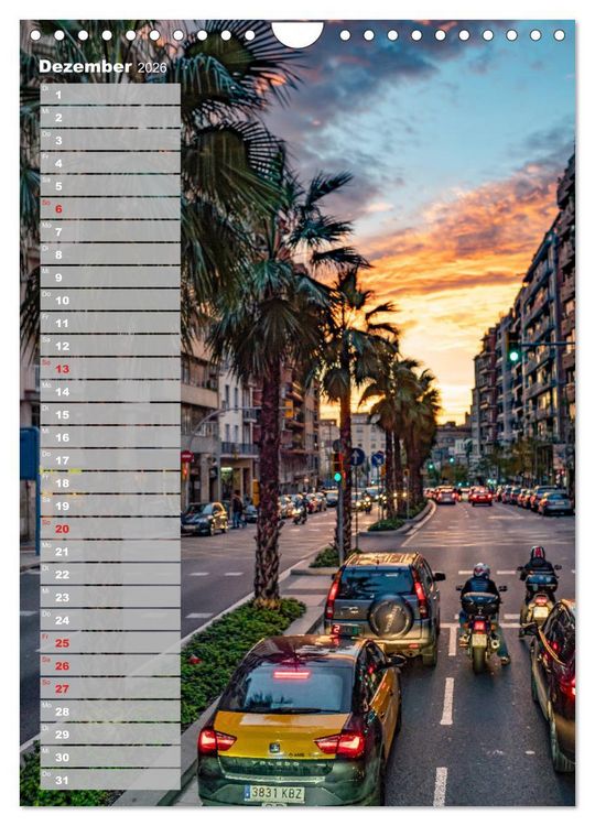 Produktbild: Barcelona - Eine St&auml;dtereise (Wandkalender 2026 DIN A4 hoch), CALVENDO Monatskalender