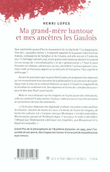 Produktbild: Ma grand-m&egrave;re bantoue et mes anc&ecirc;tres les Gaulois