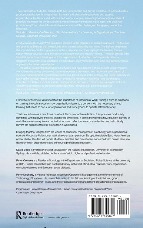 Produktbild: Productive Reflection at Work