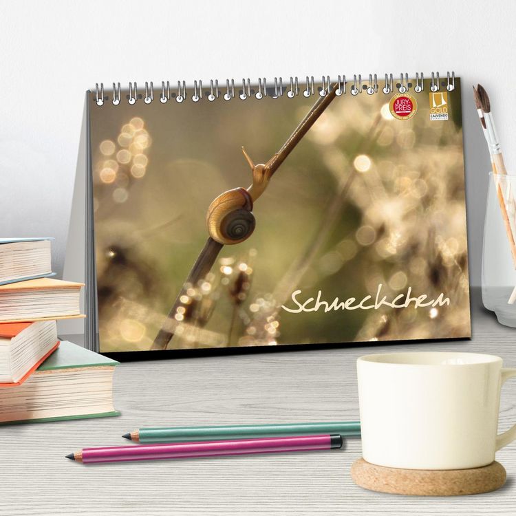 Produktbild: Schneckchen (Tischkalender 2026 DIN A5 quer), CALVENDO Monatskalender