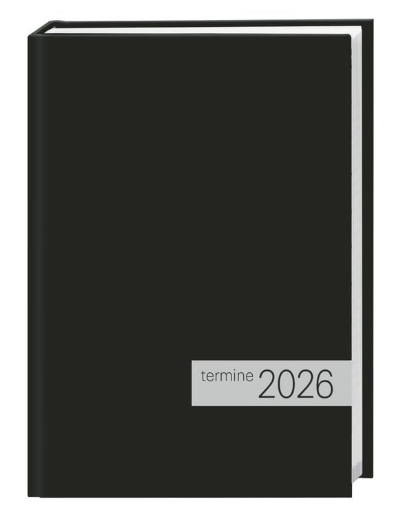 Produktbild: Times&more Kalenderbuch schwarz 2026
