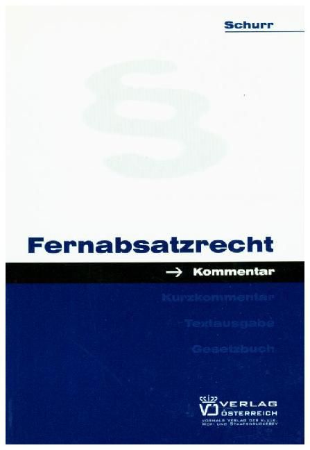 Produktbild: Fernabsatzrecht