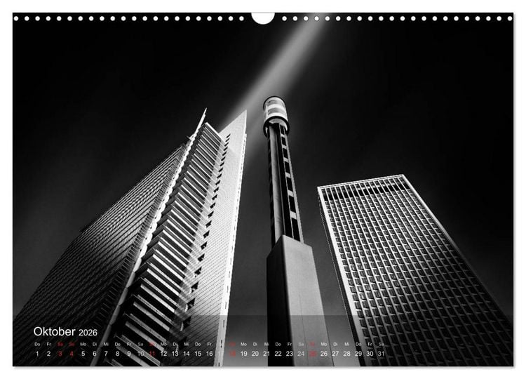 Produktbild: Direction Sky - Faszination Architektur 2026 (Wandkalender 2026 DIN A3 quer), CALVENDO Monatskalender