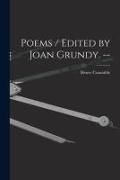Produktbild: Poems / Edited by Joan Grundy. --