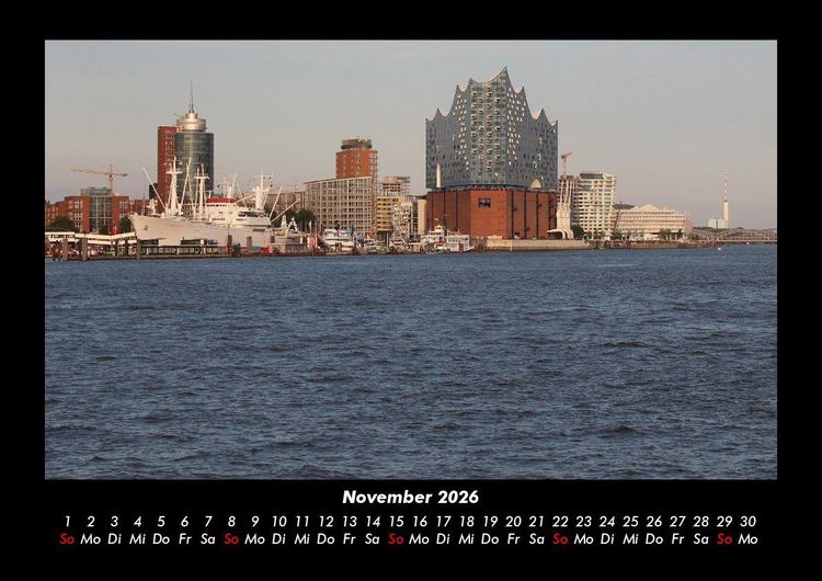 Produktbild: Hamburgs Sch&ouml;nheit 2026 Fotokalender DIN A3