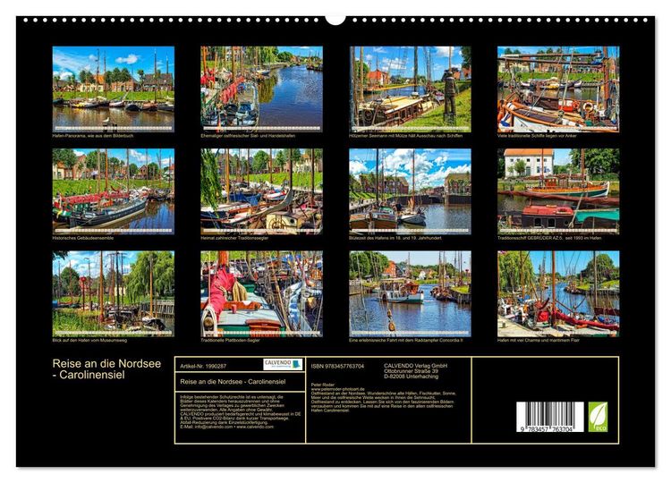 Produktbild: Reise an die Nordsee - Carolinensiel (hochwertiger Premium Wandkalender 2026 DIN A2 quer), Kunstdruck in Hochglanz