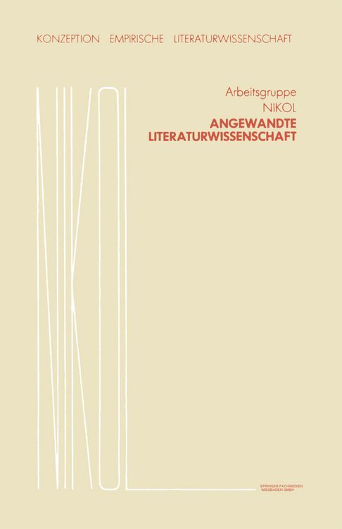 Produktbild: Angewandte Literaturwissenschaft