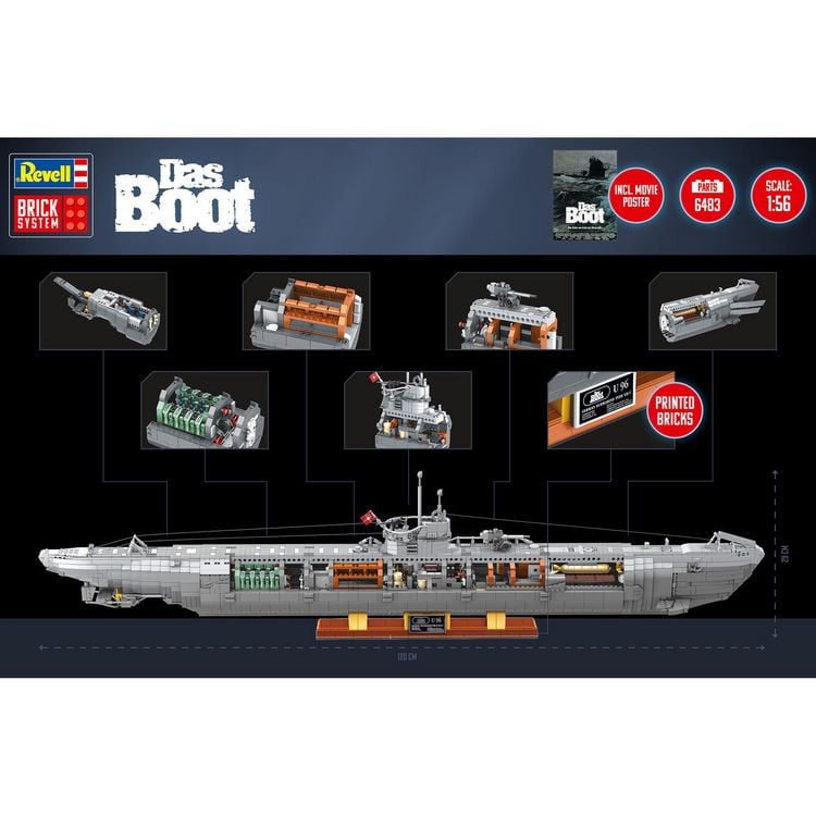 Produktbild: Revell 00960 U-Boot - Brick System Bausatz