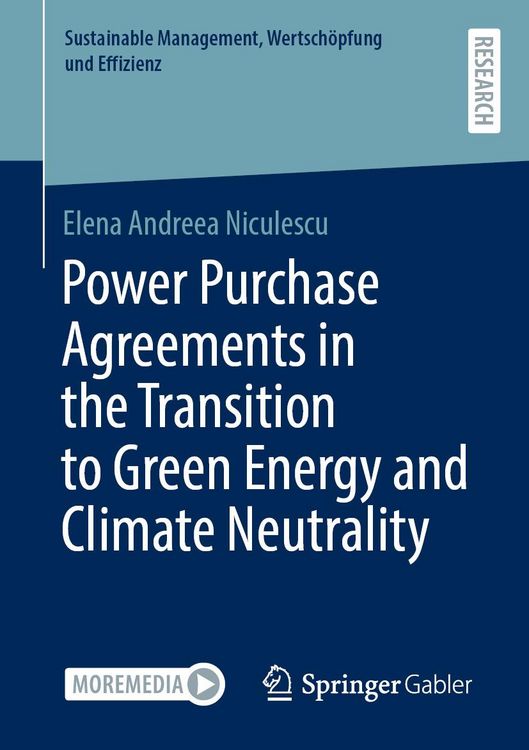 Produktbild: Power Purchase Agreements in the Transition to Green Energy and Climate Neutrality