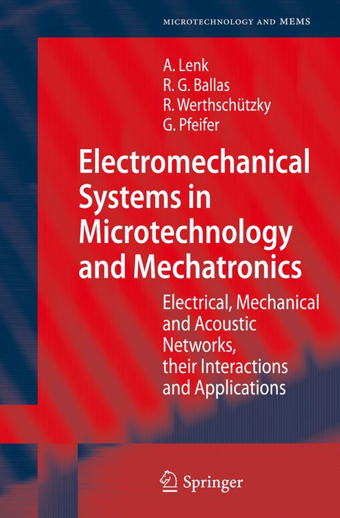 Produktbild: Electromechanical Systems in Microtechnology and Mechatronics