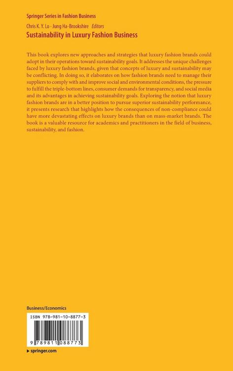 Produktbild: Sustainability in Luxury Fashion Business