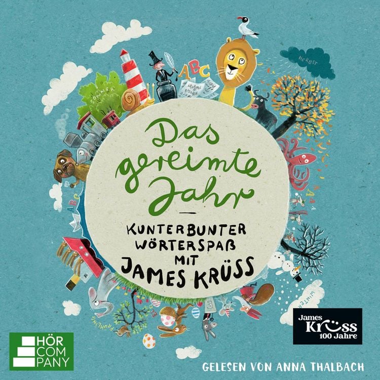 Produktbild: Das gereimte Jahr - Kunterbunter W&ouml;rterspa&szlig; mit James Kr&uuml;ss
