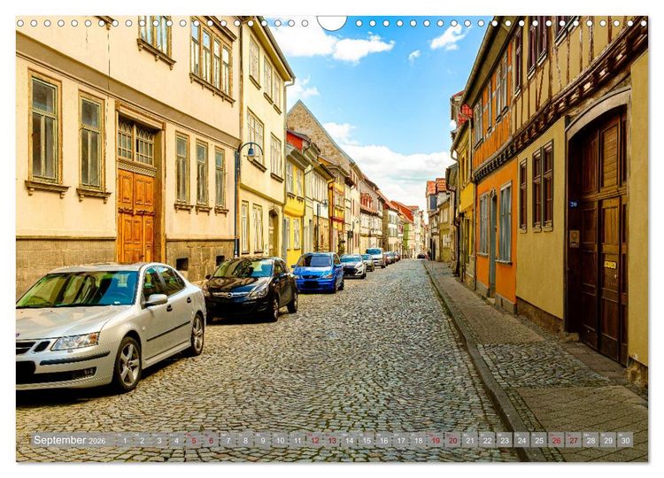 Produktbild: Ein Blick auf M&uuml;hlhausen in Th&uuml;ringen (Wandkalender 2026 DIN A3 quer), CALVENDO Monatskalender