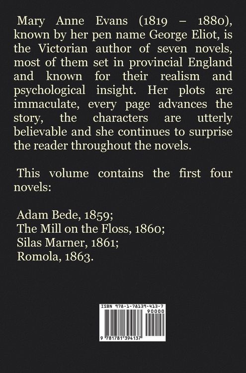 Produktbild: George Eliot's Novels, Volume 1 (Complete and Unabridged)