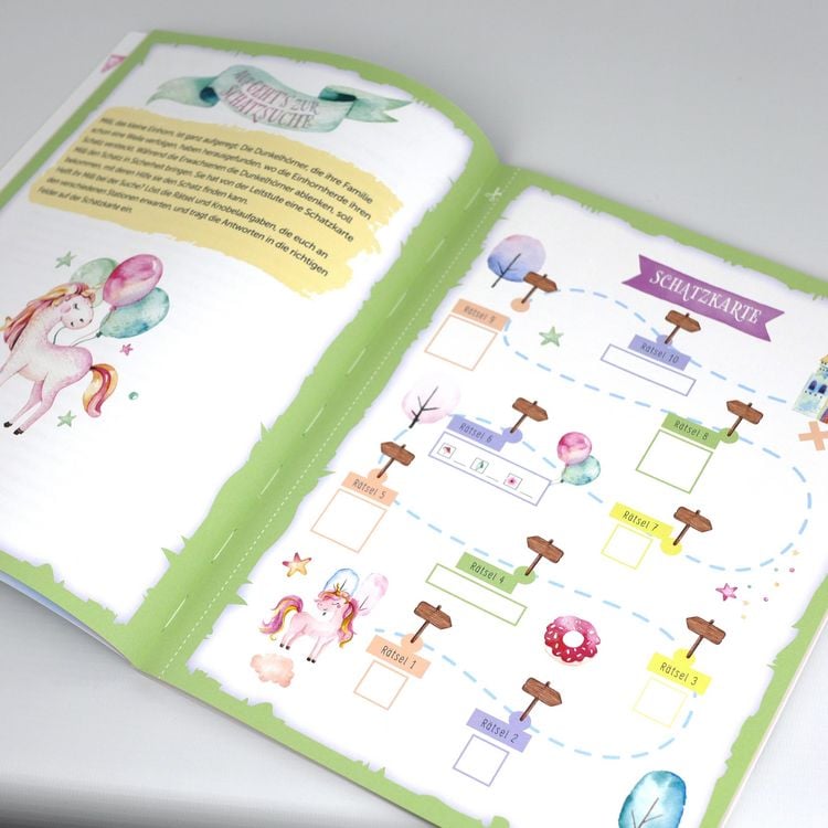 Produktbild: Die Einhorn-Schatzsuche/-Schnitzeljagd f&uuml;r deinen Kindergeburtstag