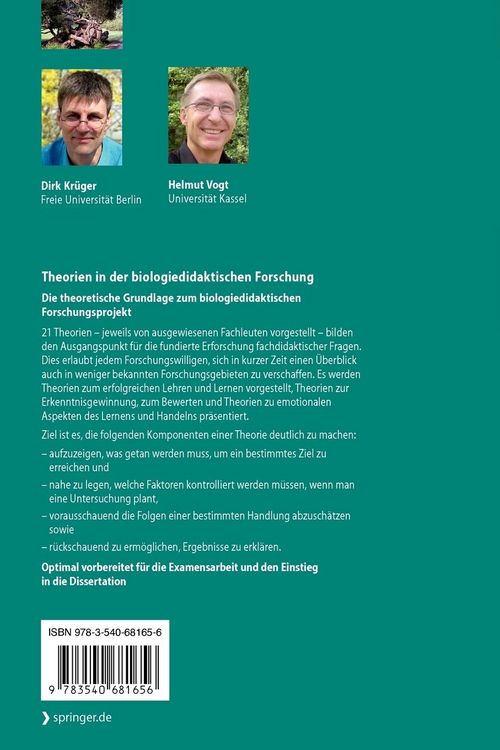 Produktbild: Theorien in der biologiedidaktischen Forschung