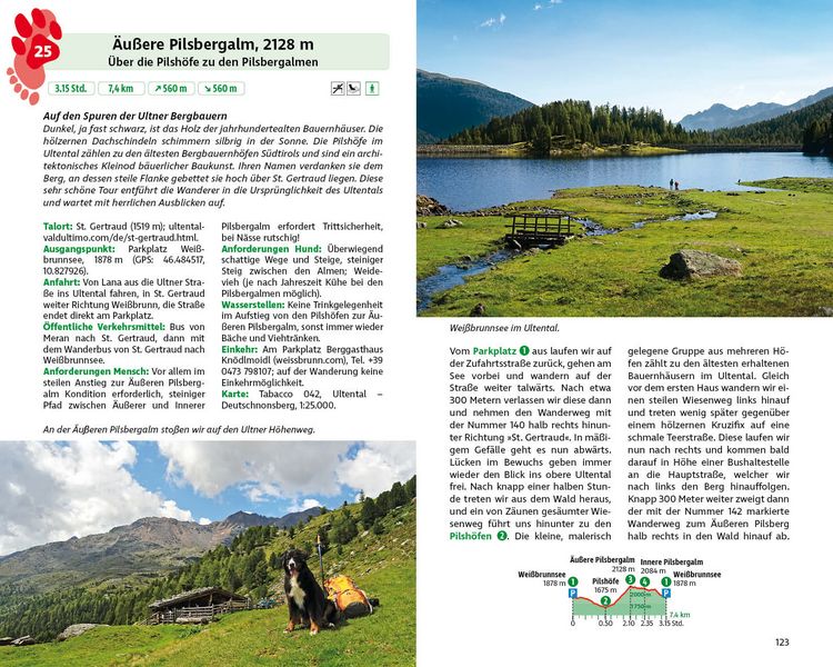 Produktbild: ROTHER Wanderbuch Wandern mit Hund S&uuml;dtirol