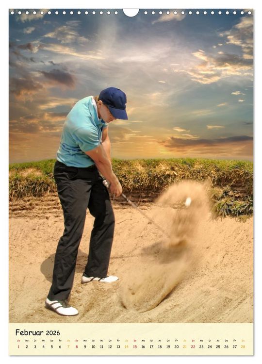 Produktbild: Golf Leidenschaft (Wandkalender 2026 DIN A3 hoch), CALVENDO Monatskalender