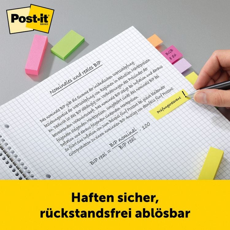 Produktbild: Post-it Notes Markers 15x50mm 5x100 Blatt