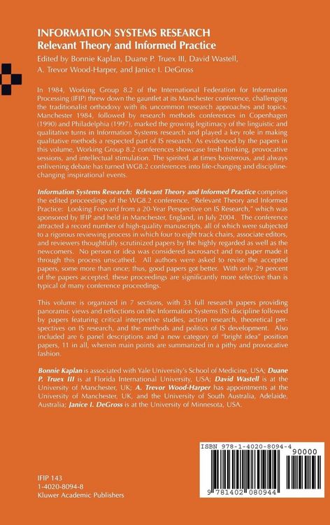 Produktbild: Information Systems Research