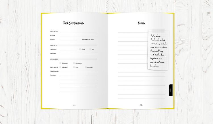 Produktbild: Buchplaner, mit vielen Tipps & Checklisten