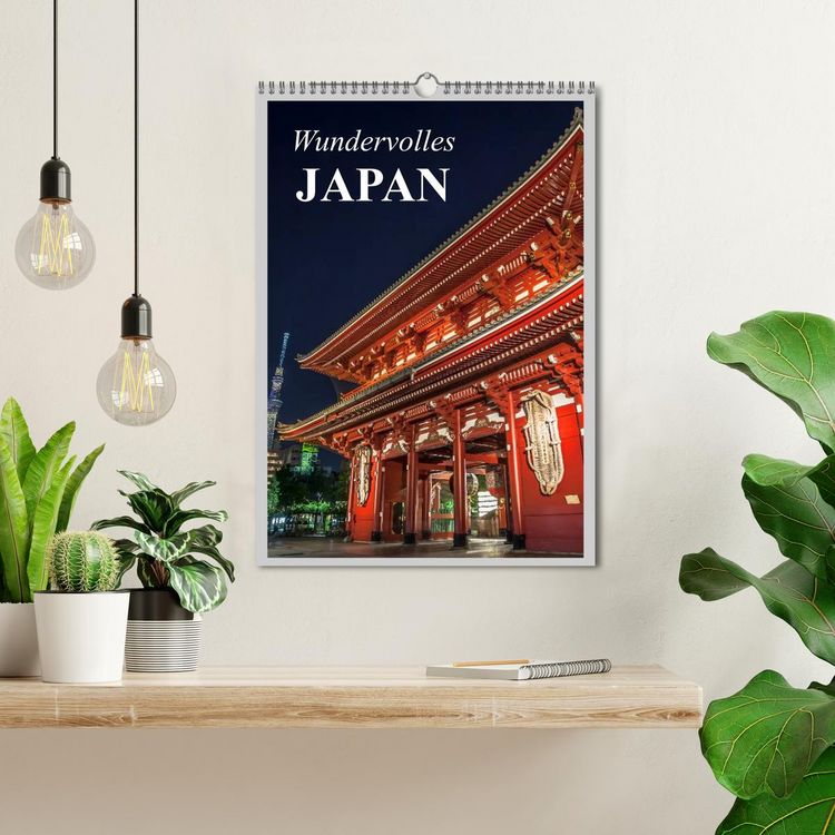 Produktbild: Wundervolles Japan (Wandkalender 2026 DIN A3 hoch), CALVENDO Monatskalender