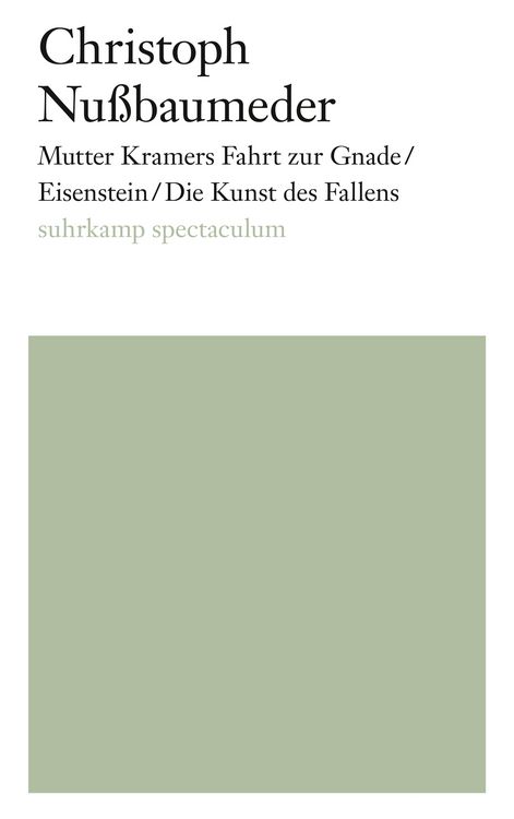 Produktbild: Mutter Kramers Fahrt zur Gnade/Eisenstein/Die Kunst des Fallens