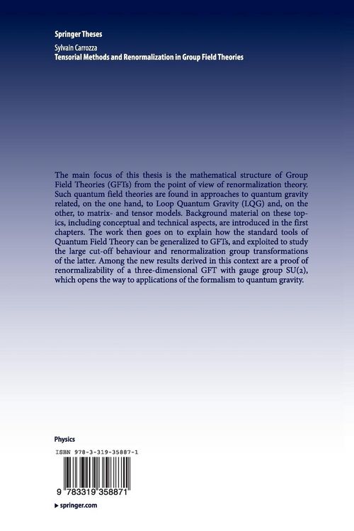 Produktbild: Tensorial Methods and Renormalization in Group Field Theories
