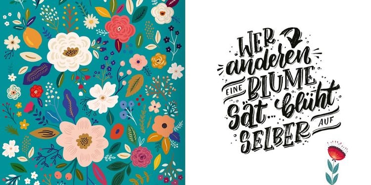 Produktbild: Freundebuch Best Friends Forever (Handlettering)