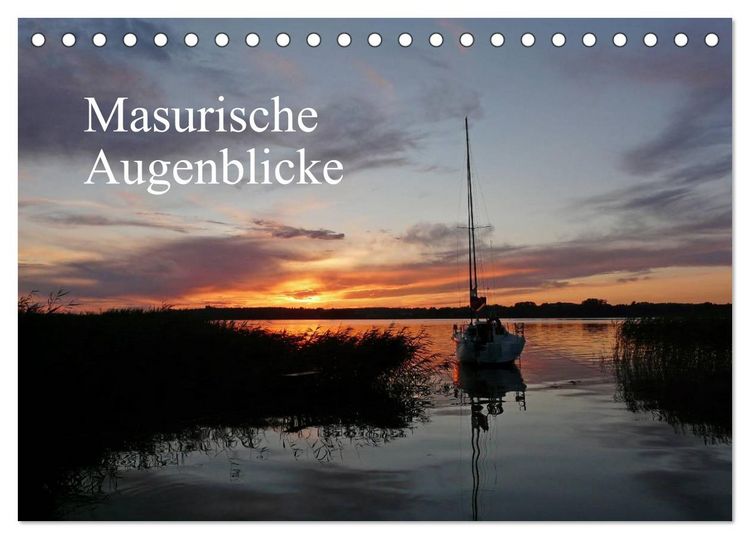Produktbild: Masurische Augenblicke (Tischkalender 2026 DIN A5 quer), CALVENDO Monatskalender