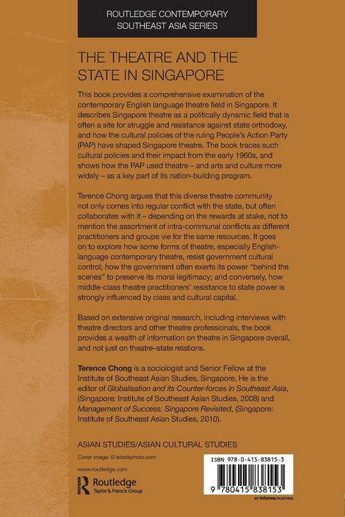 Produktbild: The Theatre and the State in Singapore