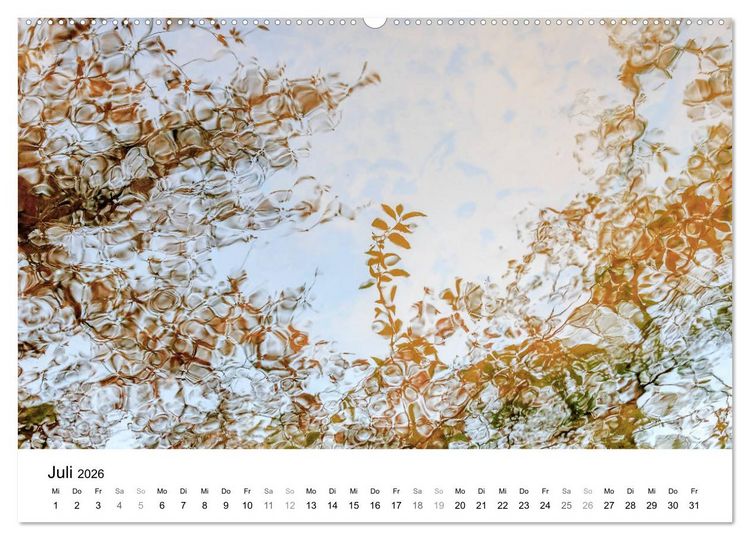 Produktbild: Wasser-Farben (Wandkalender 2026 DIN A2 quer), CALVENDO Monatskalender