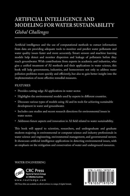 Produktbild: Artificial Intelligence and Modeling for Water Sustainability
