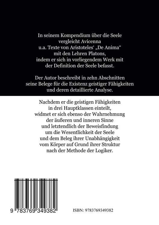 Produktbild: Ein Kompendium &uuml;ber die Seele