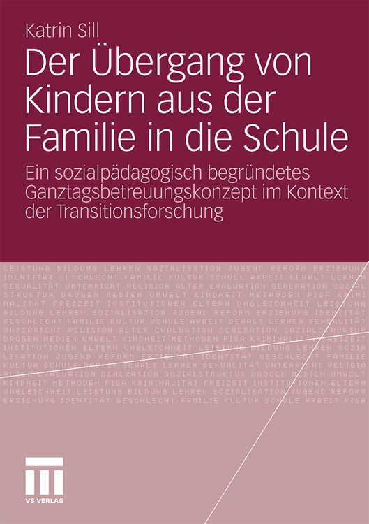 Produktbild: Der &Uuml;bergang von Kindern aus der Familie in die Schule