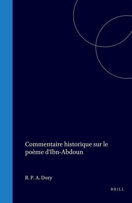 Produktbild: Commentaire Historique Sur Le Poème d'Ibn-Abdoun