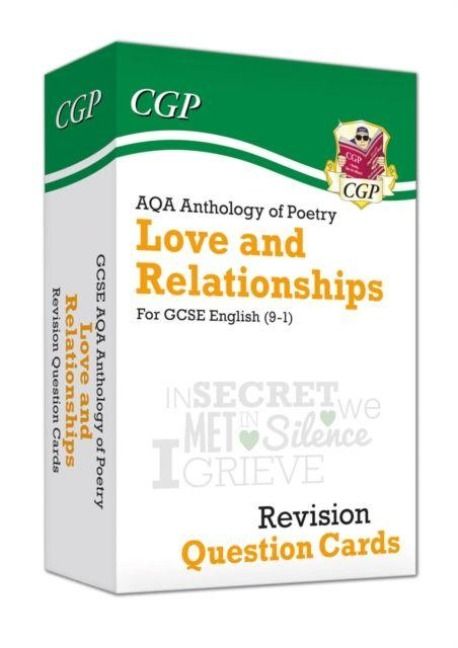 Produktbild: GCSE English: AQA Love & Relationships Poetry Anthology - Revision Question Cards