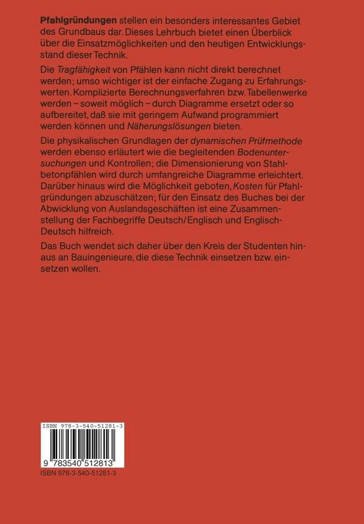 Produktbild: Pfahlgr&uuml;ndungen