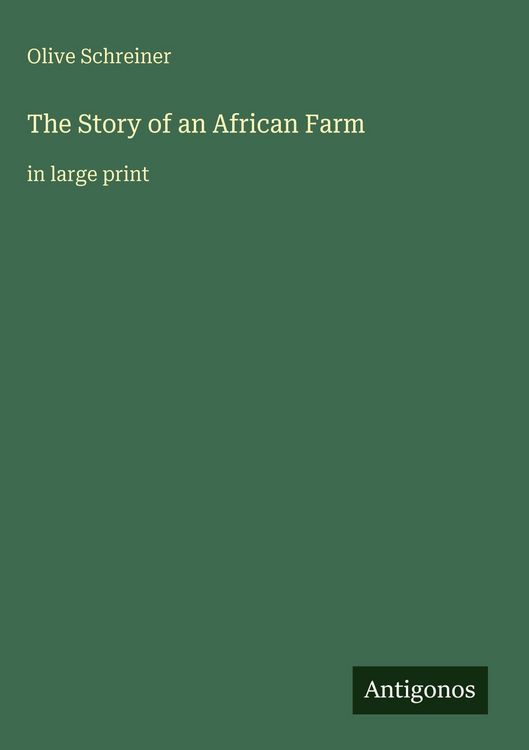 Produktbild: The Story of an African Farm