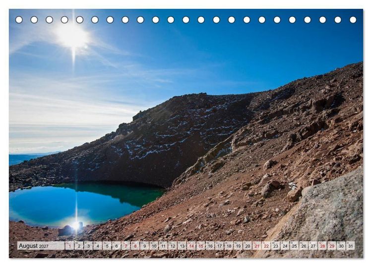 Produktbild: Die sch&ouml;nsten Vulkane Afrikas (Tischkalender 2027 DIN A5 quer), CALVENDO Monatskalender