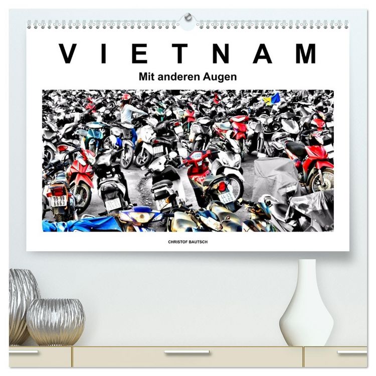 Produktbild: Vietnam - Mit anderen Augen (hochwertiger Premium Wandkalender 2026 DIN A2 quer), Kunstdruck in Hochglanz