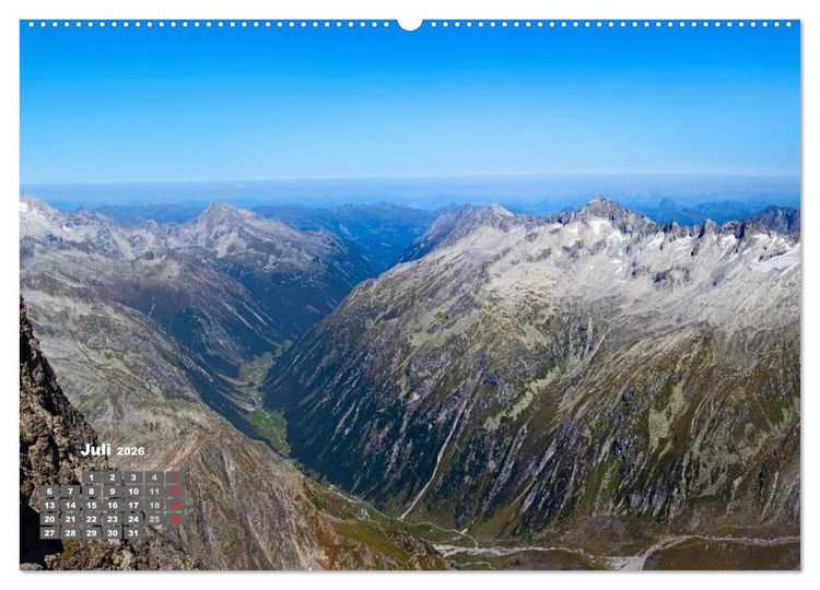 Produktbild: Die weiten T&auml;ler im Salzburger Land (Wandkalender 2026 DIN A2 quer), CALVENDO Monatskalender