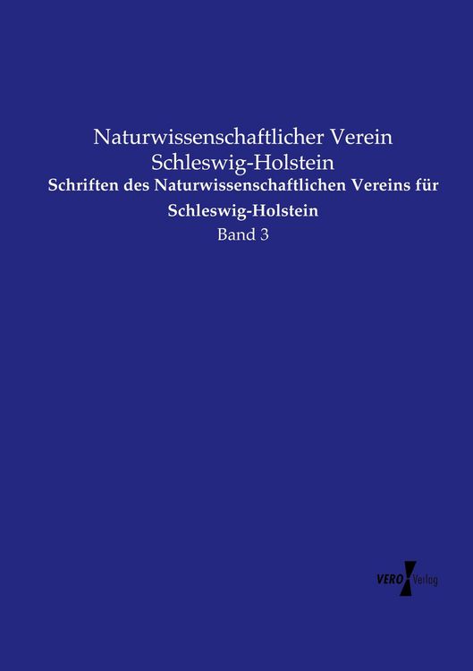 Produktbild: Schriften des Naturwissenschaftlichen Vereins f&uuml;r Schleswig-Holstein