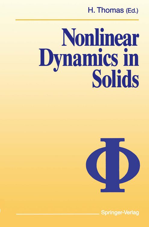 Produktbild: Nonlinear Dynamics in Solids