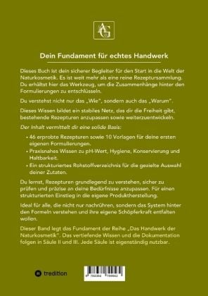 Produktbild: Naturkosmetik - Das Fundament - S&auml;ule I - Grundlagen: Naturkosmetik selber machen