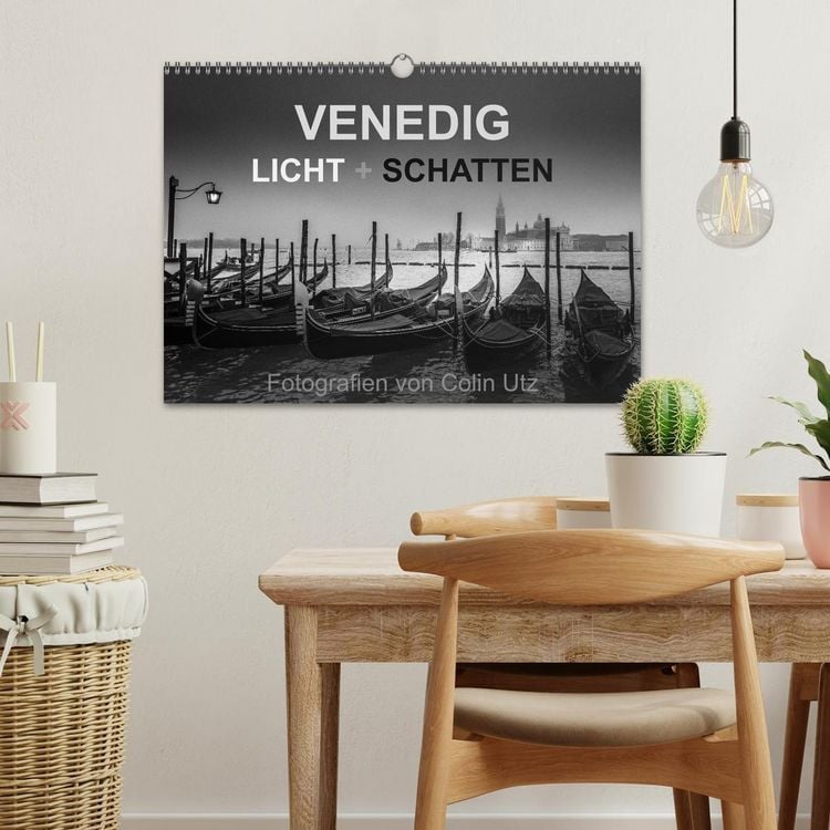 Produktbild: Venedig - Licht und Schatten (Wandkalender 2026 DIN A3 quer), CALVENDO Monatskalender
