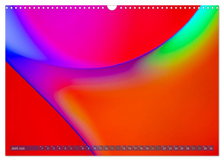 Produktbild: Formen und Farben - Abstrakte Makrofotografie (Wandkalender 2026 DIN A3 quer), CALVENDO Monatskalender