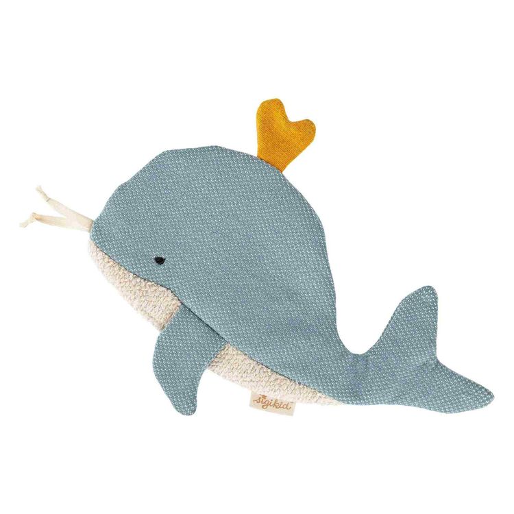 Produktbild: sigikid 39949 - Knistertuch Wal Tiny Tissues, Materialmix, Babyspielzeug