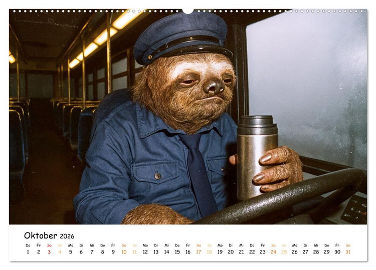 Produktbild: Dienst nach Vorschrift (hochwertiger Premium Wandkalender 2026 DIN A2 quer), Kunstdruck in Hochglanz